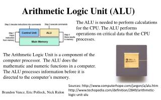 Arithmetic Logic Unit (ALU)