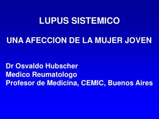 LUPUS SISTEMICO