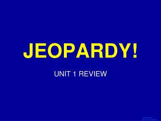 JEOPARDY!