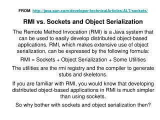 FROM java.sun/developer/technicalArticles/ALT/sockets/