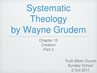 Systematic Theology by Wayne Grudem