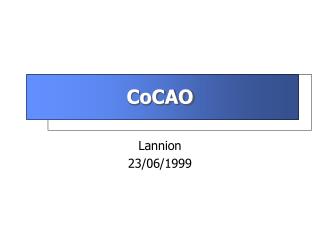 CoCAO