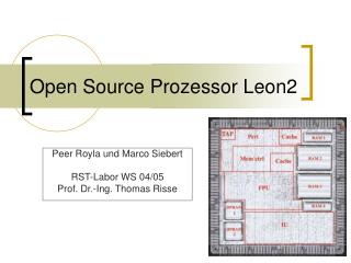 Open Source Prozessor Leon2