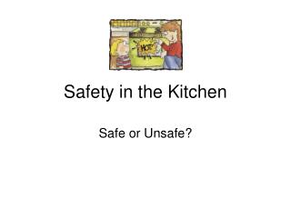 Safety in the Kitchen