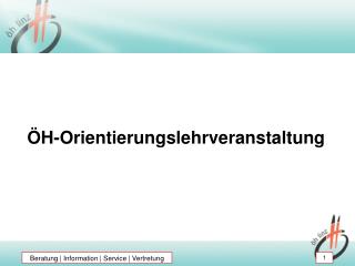 Beratung | Information | Service | Vertretung