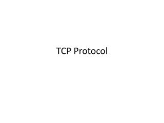 TCP Protocol