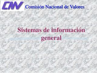 Sistemas de información general