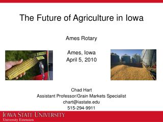 The Future of Agriculture in Iowa