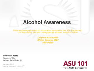 Alcohol Awareness