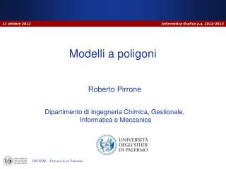 Modelli a poligoni