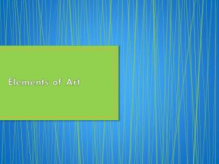 Elements of Art