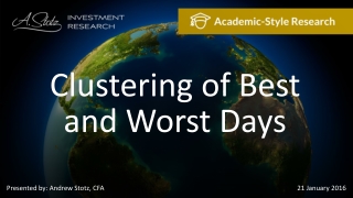 Clustering of Best and Worst Days