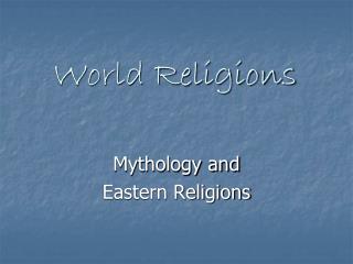 World Religions