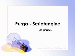 Purga - Scriptengine