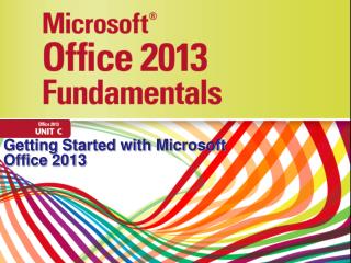 Getting Started with Microsoft Office 2013