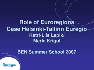 What is a euroregion