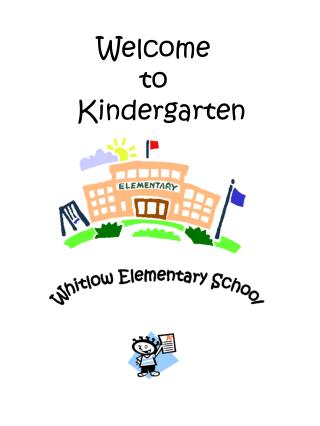 Welcome to Kindergarten