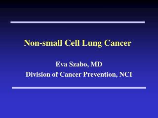 Non-small Cell Lung Cancer