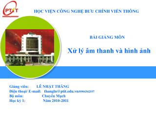 HỌC VIỆN CÔNG NGHỆ BƯU CHÍNH VIỄN THÔNG