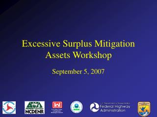 Excessive Surplus Mitigation Assets Workshop