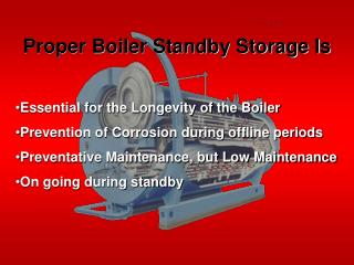 Proper Boiler Standby Storage Is
