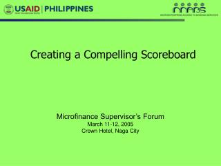 Creating a Compelling Scoreboard