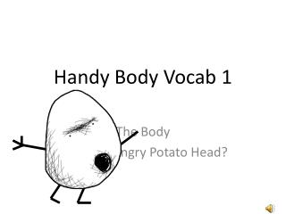 Handy Body Vocab 1