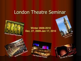 London Theatre Seminar