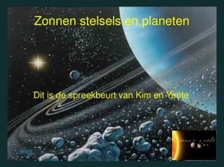 Zonnen stelsels en planeten