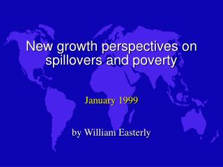 New growth perspectives on spillovers and poverty