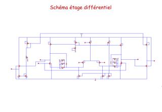 Schéma étage différentiel