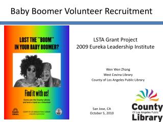 Baby Boomer Volunteer Recruitment