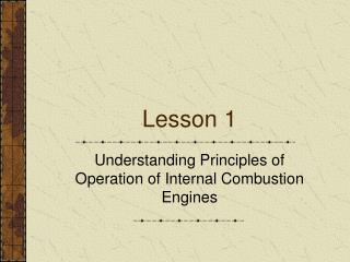 Lesson 1