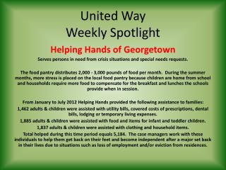 United Way Weekly Spotlight