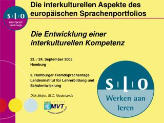 Die interkulturellen Aspekte des europäischen Sprachenportfolios