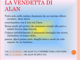 LA VENDETTA DI ALAN