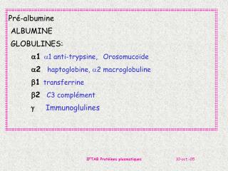 Pré-Albumine