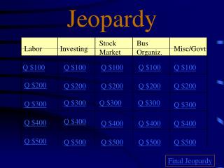 Jeopardy