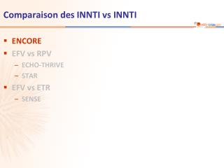 Comparaison des INNTI vs INNTI