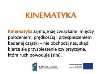 KINEMATYKA