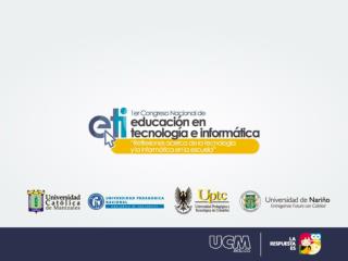 (Título de la ponencia) Ej.: Modelado Digital en 3D
