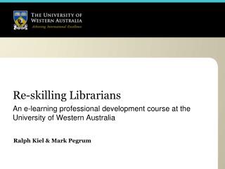 Re-skilling Librarians