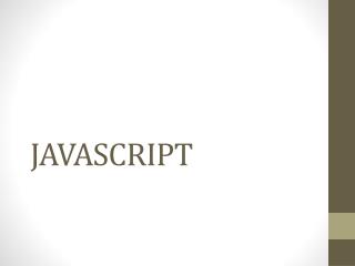 JAVASCRIPT