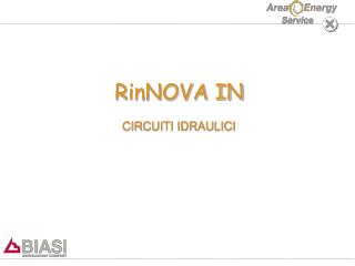 RinNOVA IN CIRCUITI IDRAULICI