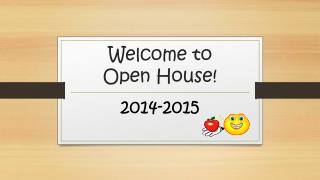 Welcome to Open House!
