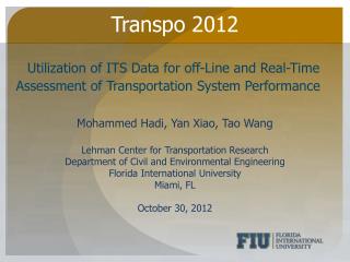 Transpo 2012