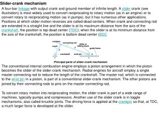 Slider-crank mechanism