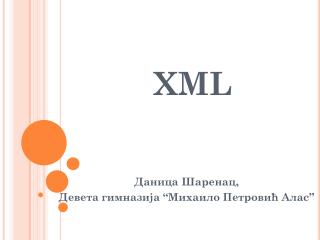 XML