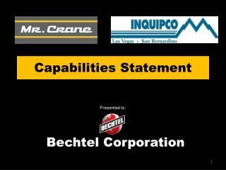 Capabilities Statement