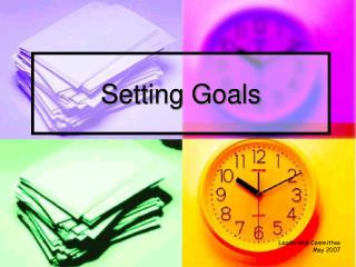 Setting Goals